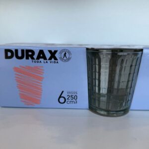 Vaso Durax Diamante 250 ml x 6
