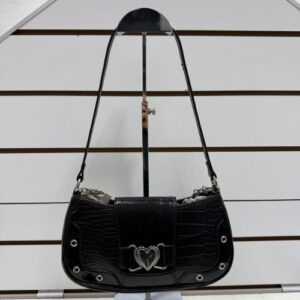 Cartera Negra Corazon